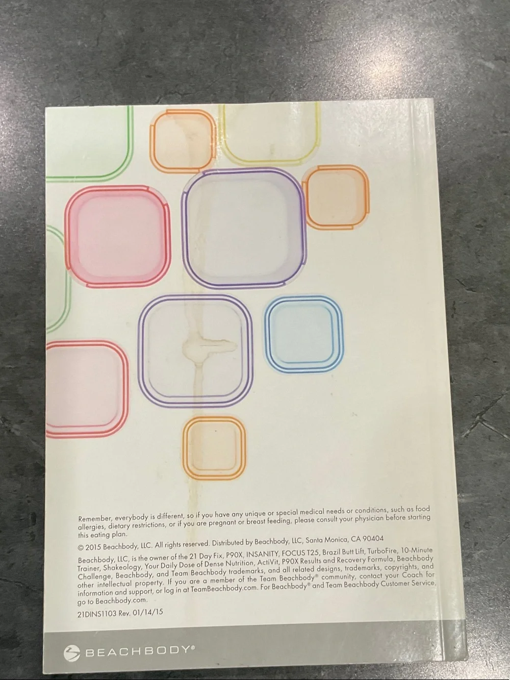 Beachbody 21 Day Fix Eating Plan — Purple, Green, Red, Yellow, Blue, Orange
